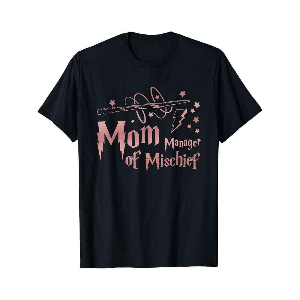 Designer T shirt Funny Men Magical Mom Manager of Mischief Mothers Day - 220g T shits