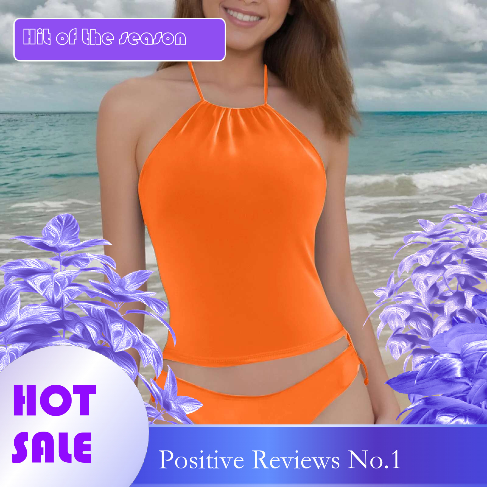 Dongdumaoyi Women S Piece Outfits Swimwear Bikini Set Coquette Sexy Halter Sleeveless Backless Crop Tops Solid Color Panties Beachwear