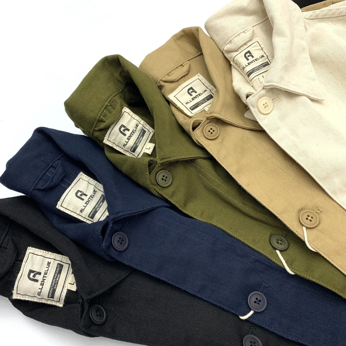 Retro Mens Multi Pocket Jacket SpringSummer American Casual 100% Cotton Work Product 250409