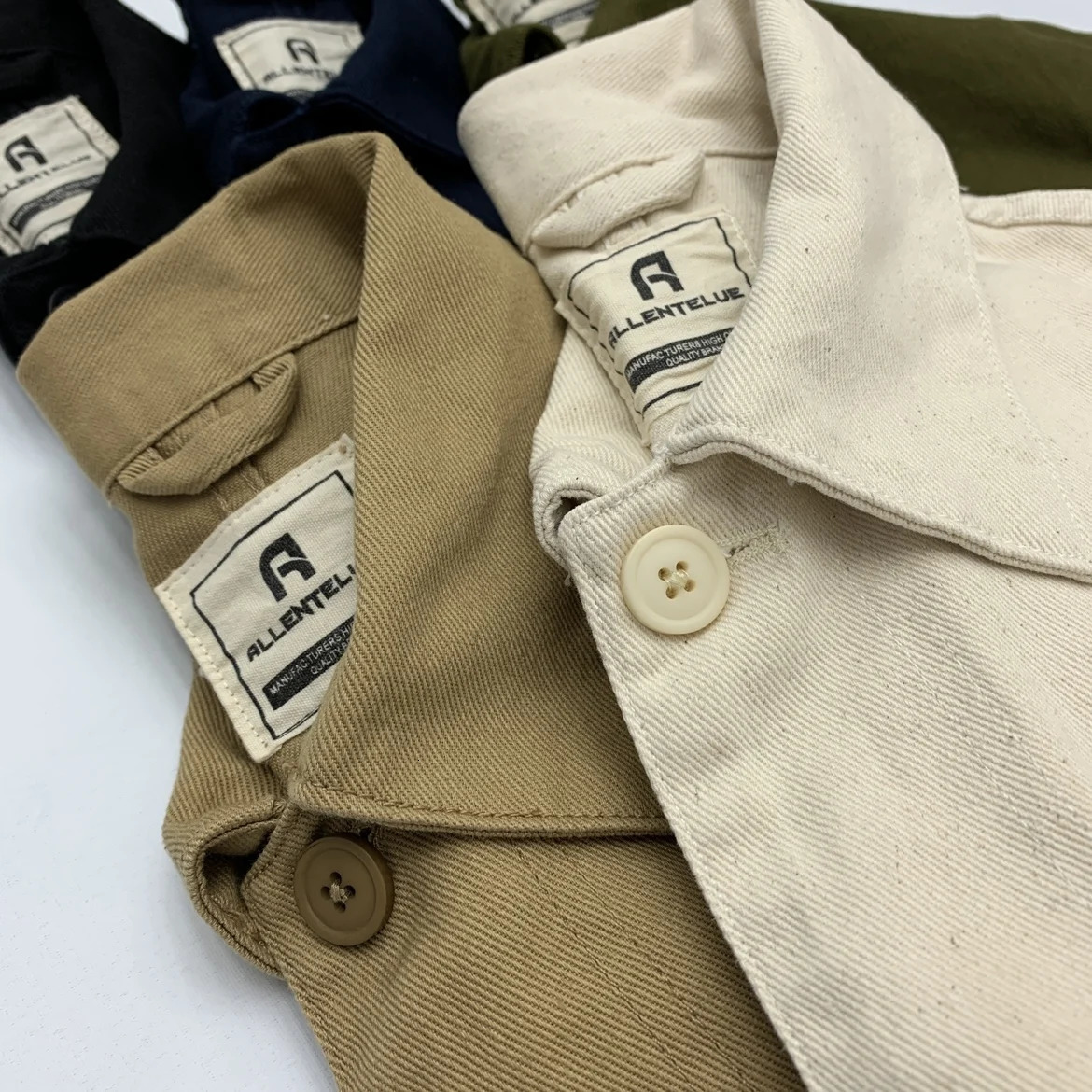 Retro Mens Multi Pocket Jacket SpringSummer American Casual 100% Cotton Work Product 250409