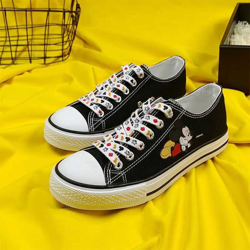 Cartoon Canvas Shoes Little White Sports Shoes Girl Couple with Summer New Casual Shoes X250409
