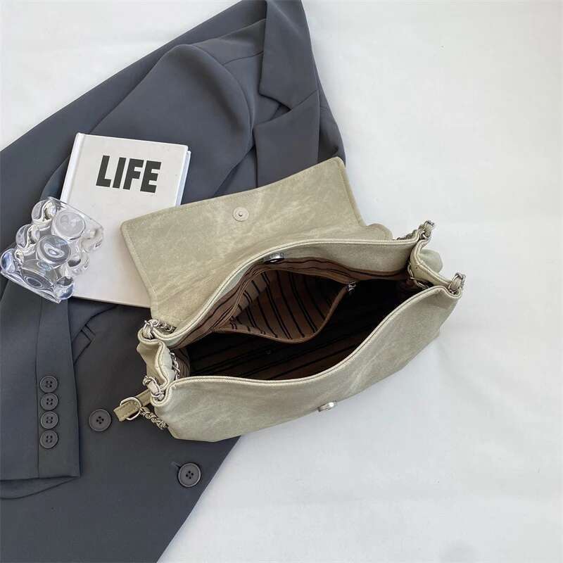 Retro Chian Leather Shoulder Bags For Women Simple Tote 2025 Winter Crossbody Bag Lady Travel Vintage Handbags