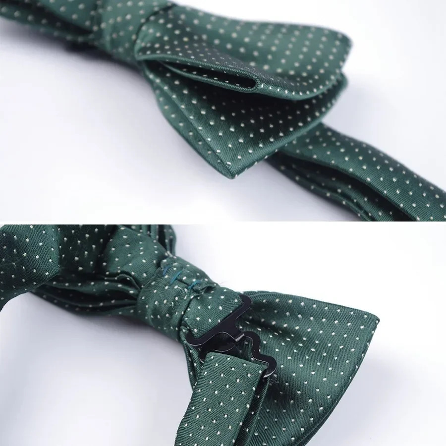 High end Exquisite British Fashion Bow Mens Groom Mens Style Bow Korean Version Double layer Bow Mens Bow 250407