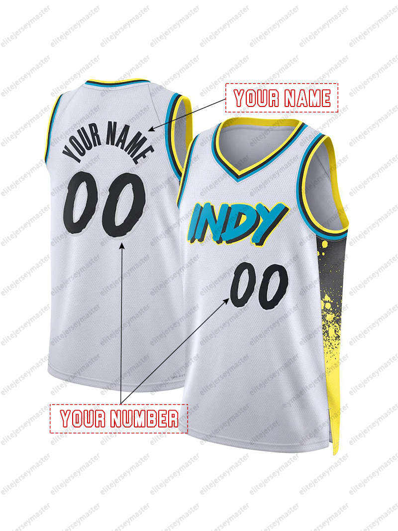 0 Tyrese Haliburton Turner Custom Basketball Jersey Siakam Stitched Personalized Customized Jerseys Custom Any Number Name 222