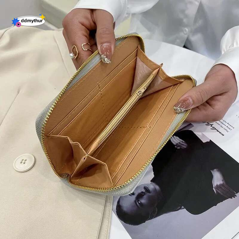 High Quality Long Women Purses Coin Purse Card Holder Wallets Female Clutch Money Bag PU Leather Wallet ddmythur