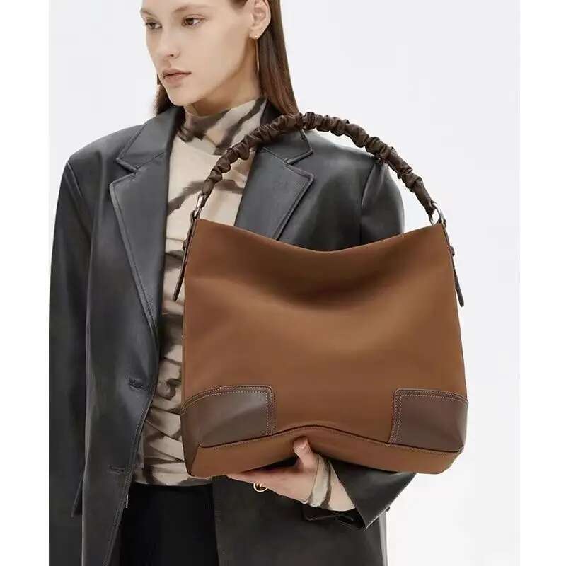 Large PU Leather Shoulder Bags For Women 2025 Y2k New Korean Fashion Trend Female Crossbody Bag Lady Simple Handbags