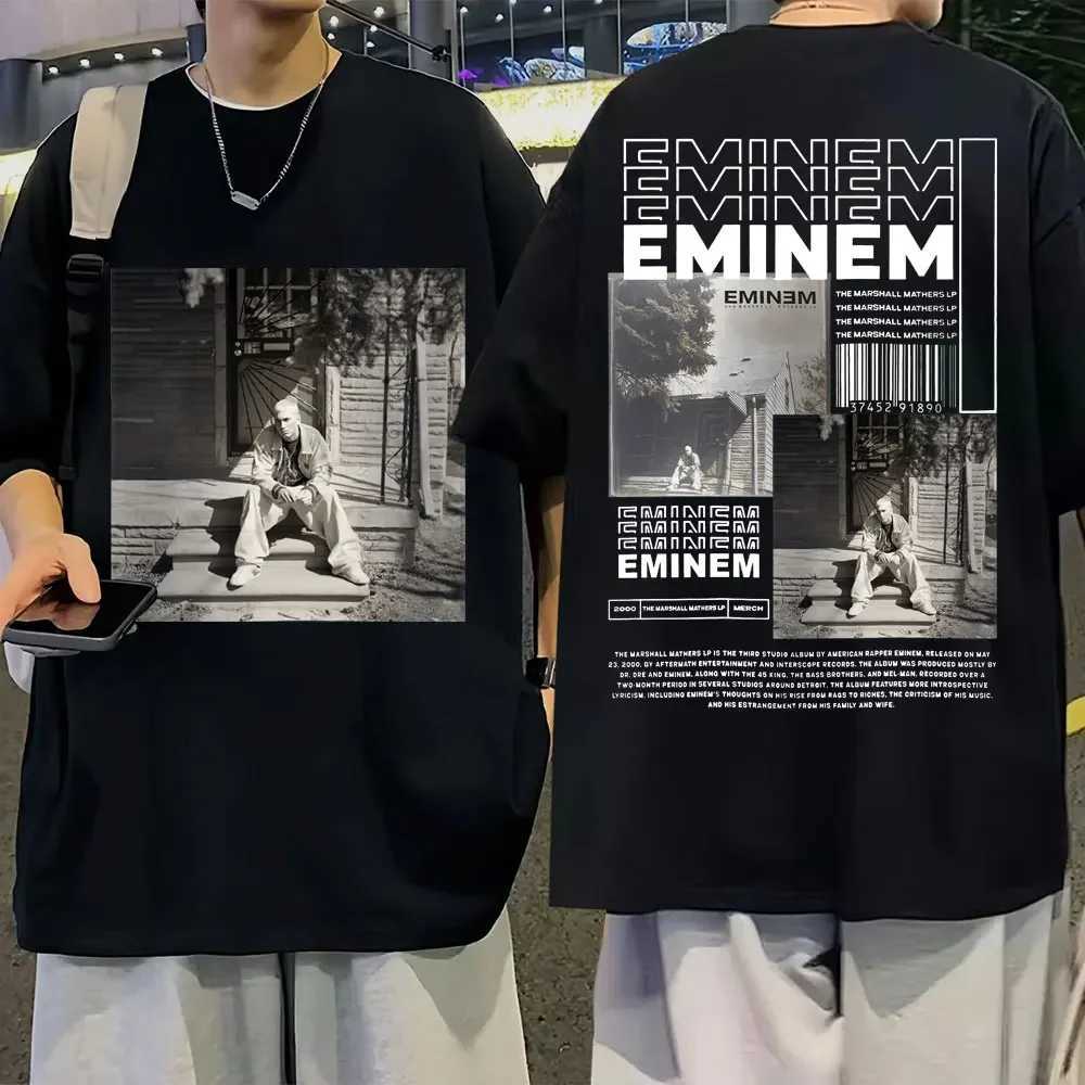 Rap singer Amus music album T-shirt world tour gift for fans graphic T-shirt mens retro oversized classic T-shirt streetwearXJ250409
