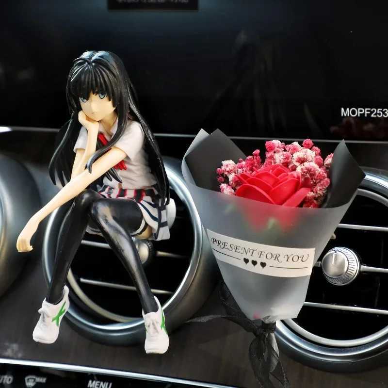 Lovely one-piece car air outlet perfume decoration Luffy Zoro action diagram decoration car interior X250409