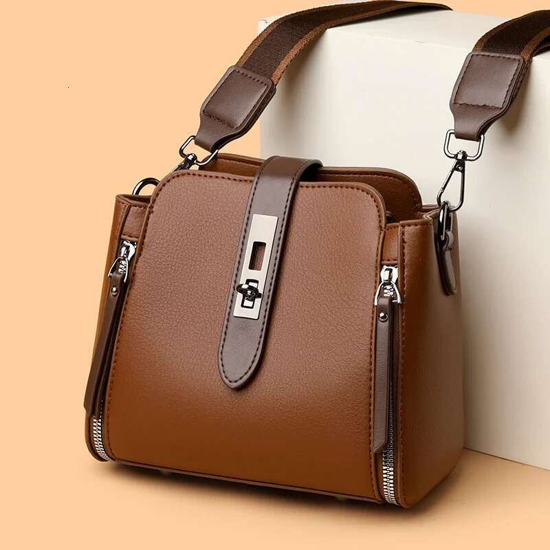 High Quality Leather Purses And Handbags Women Designer Female Shoulder Crossbody Bags For Ladies 2024 Sac A Main