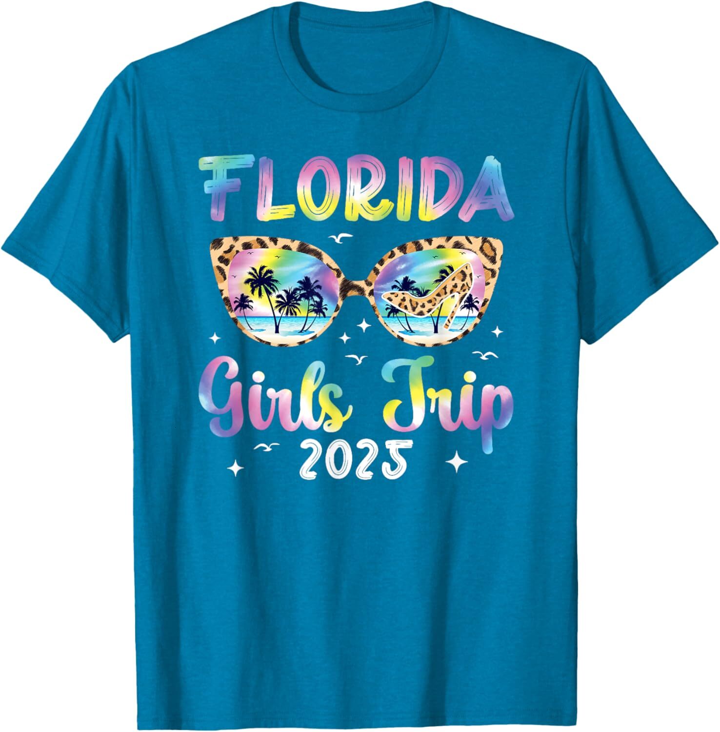 T shirt for Mens Girls Trip Florida 2025 Girls Vacation Florida Travel Graphic Tee Casual Tops Clothes Short sleeve