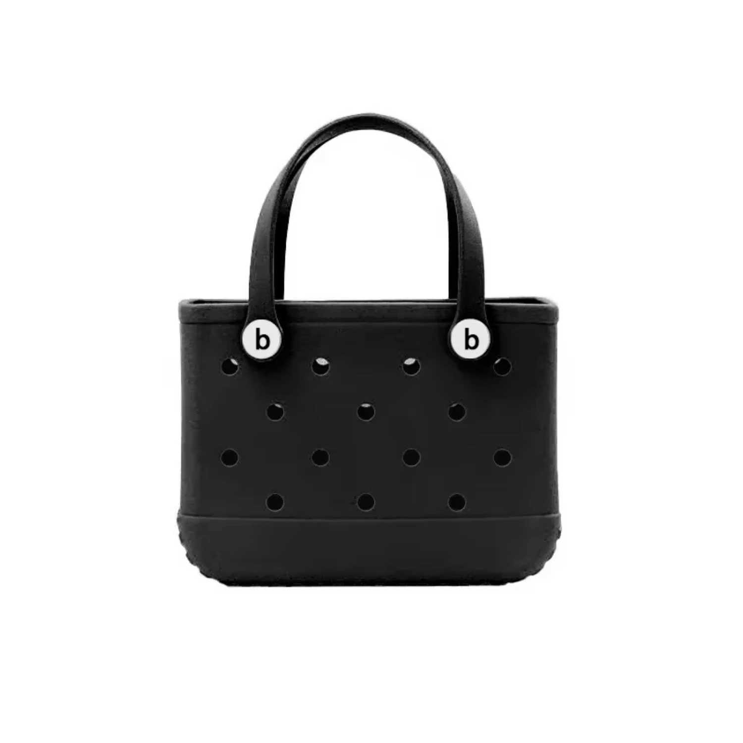 Mini childrens beach burger waterproof rubber jelly handbag used for warm shopping and picnics Y250409sxa
