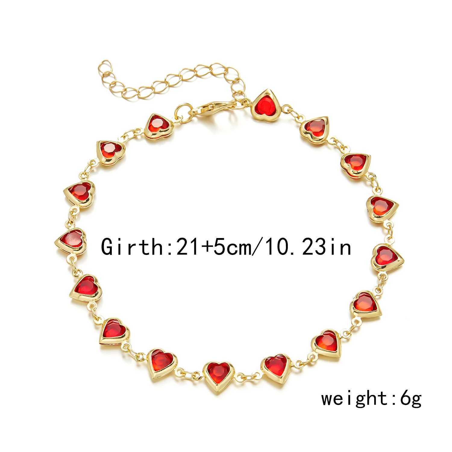 Vintage Boho Love Heart Crystal Colorful Anklet for Women Butterfly Daisy Foot Leg Ankle Chain Girls Beach Party Sandals Jewelry Z250408