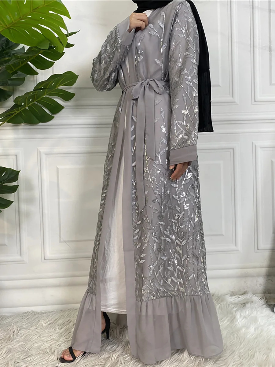 Ramadan y Public Abaya Dubai y Kimono Fashion Muslim Womens Dress Kaftan Caftan Marocain Robe Islam Ka 250409