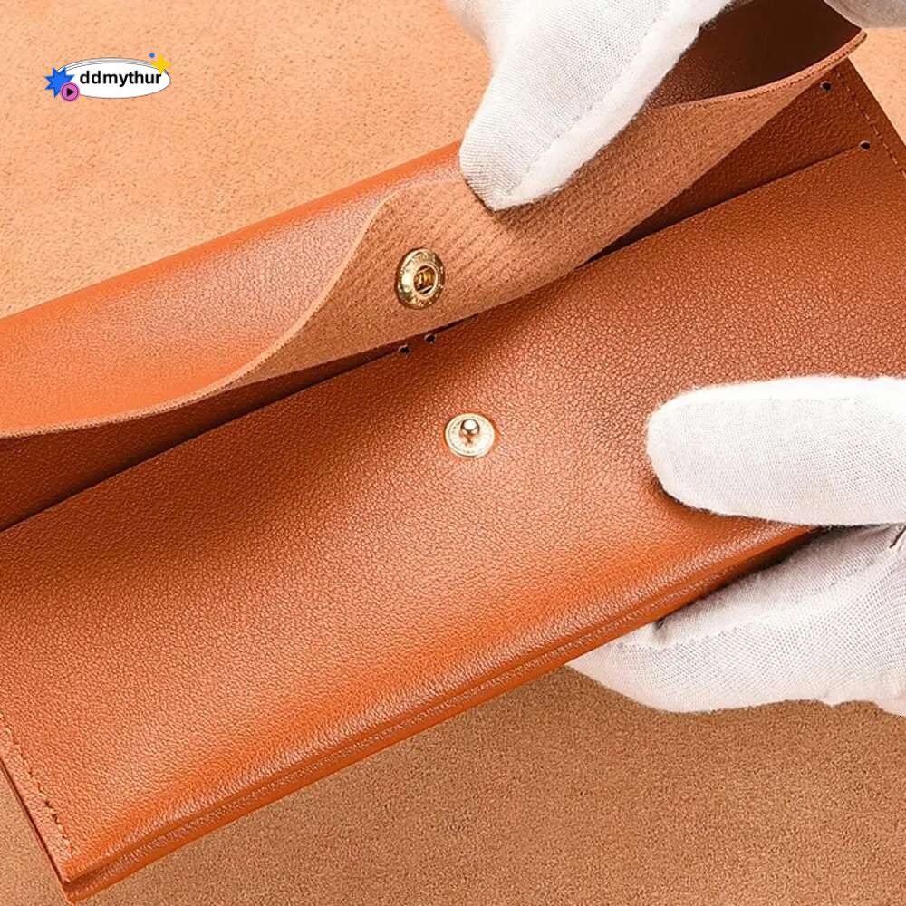 New Fashion Retro Envelope Wallets for Women PU Leather Purses Simple Solid Card Holder Phone Pouch Lady Clutch Coin Purse ddmythur
