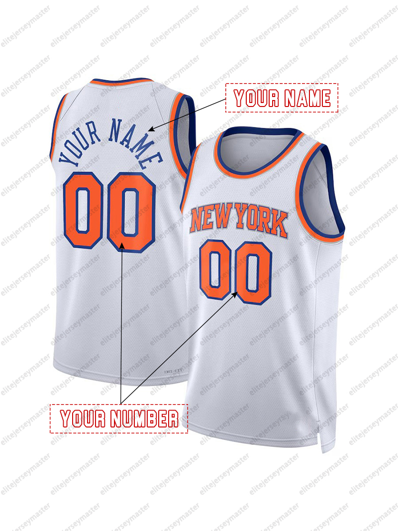 11 Jalen Brunson 8 Anunoby 25 Bridges Custom Basketball Jersey 5 Precious Achiuwa Stitched Personalized Customized Jerseys Custom Any Number Name 111