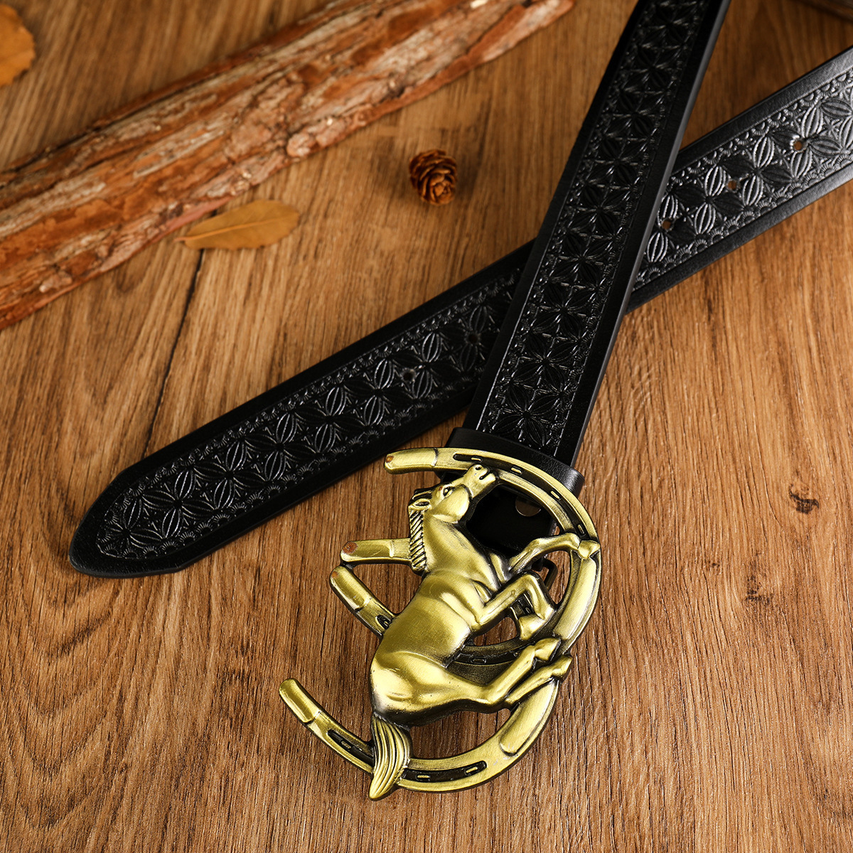 Garrblen Men Belt er Classic High Quality Genuine Vintage Cowskin Pin Buckle Beltsretro Waistband Male Belts 241018