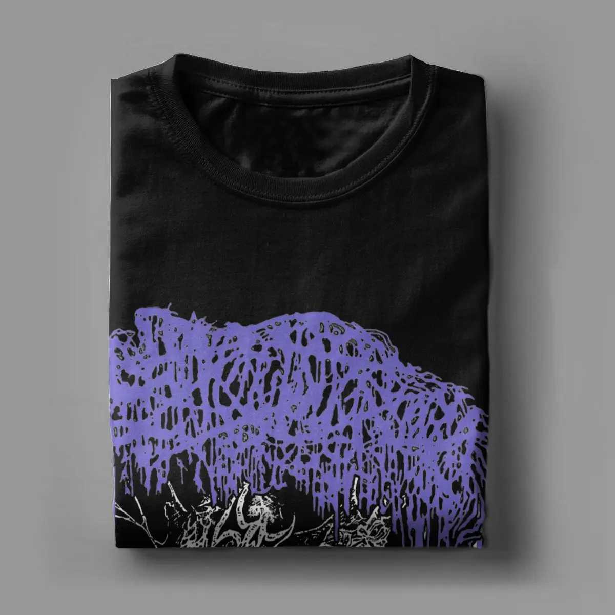 Mens T-shirt Sanguisugabogg vintage 100% pure cotton T-shirt short sleeved with T-shirt round neck clothing 4XL 5XL 6XLXJ250409