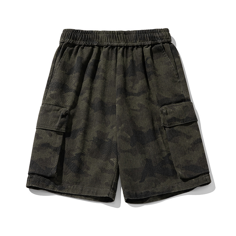 2025 New Designer Men Shorts Camouflage Workwear Summer Style Three-Dimensional Large Pocket Trendy Brand Pants Outdoor Sports And Leisure Five Quarte