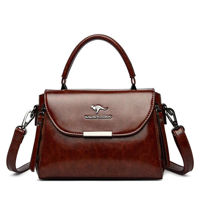 Fashion Trend Retro Women's Handbag High Quality Soft Leather Womens Wallet Small Square Bag Famous Female Crossbody Bags