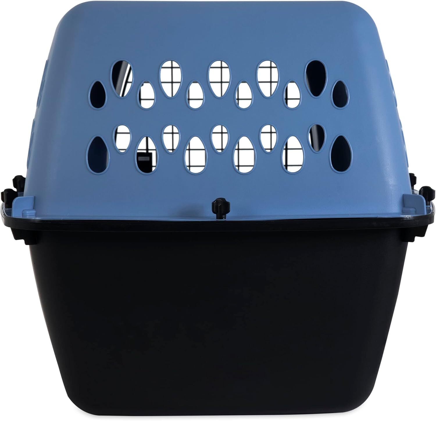 Petmate Pet Porter Fashion Doghouse 26 inches (approximately 66.0 cm), Paris Blue Black, suitable for pets weighing 20-25 pounds (approximately 9.1-11