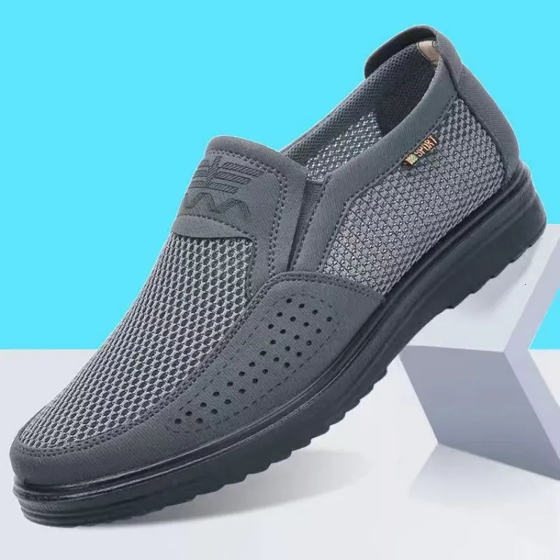 2024 Summer Sneakers Men Fashion Casual Walking Shoes Breathable Mens Loafers Zapatillas Hombre men casual shoes 250402