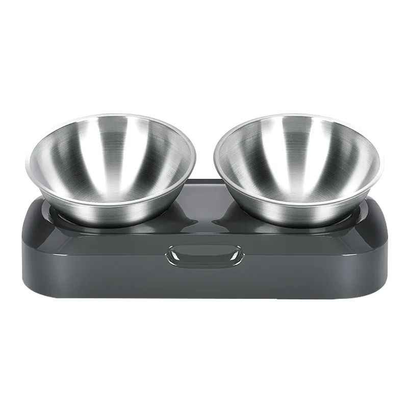 175140 Plastic cat bowls are lightweight, portable, versatile, affordable, and anti-tip, meeting basic daily needs
