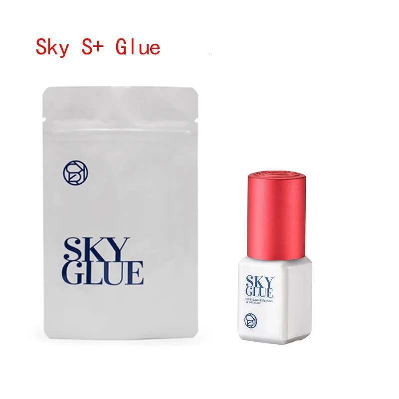 5/10 Bottles Original Korea Sky With Red Cap 1-2 Seconds Dry Time 6-7 Weeks Fastest and Strongest Eyelash Extensions Glue