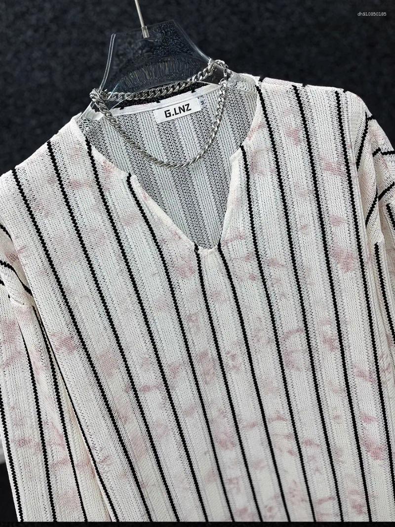 Mens T Shirts Fashion Tops Tees 2025 Runway Luxury European Design Short Print Party Style T-Shirts Clothing