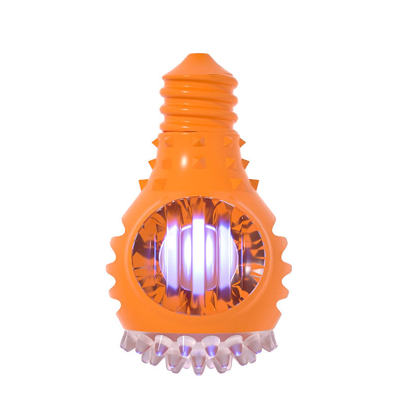 Pet toy, sound ball, TPR bulb shape, light bulb, grinding teeth, bite resistant dog toy