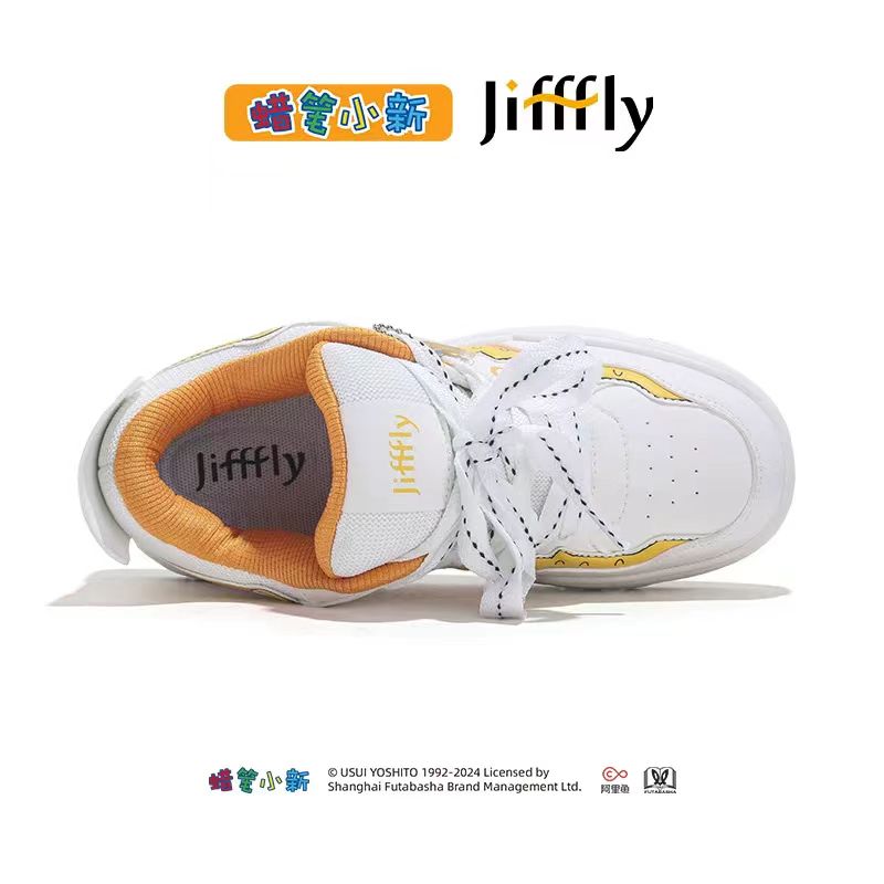 Crayon Shin-chan Collaboration jifffly Bread Shoes 2025 Summer New Thick Bottom Versatile Casual Sports