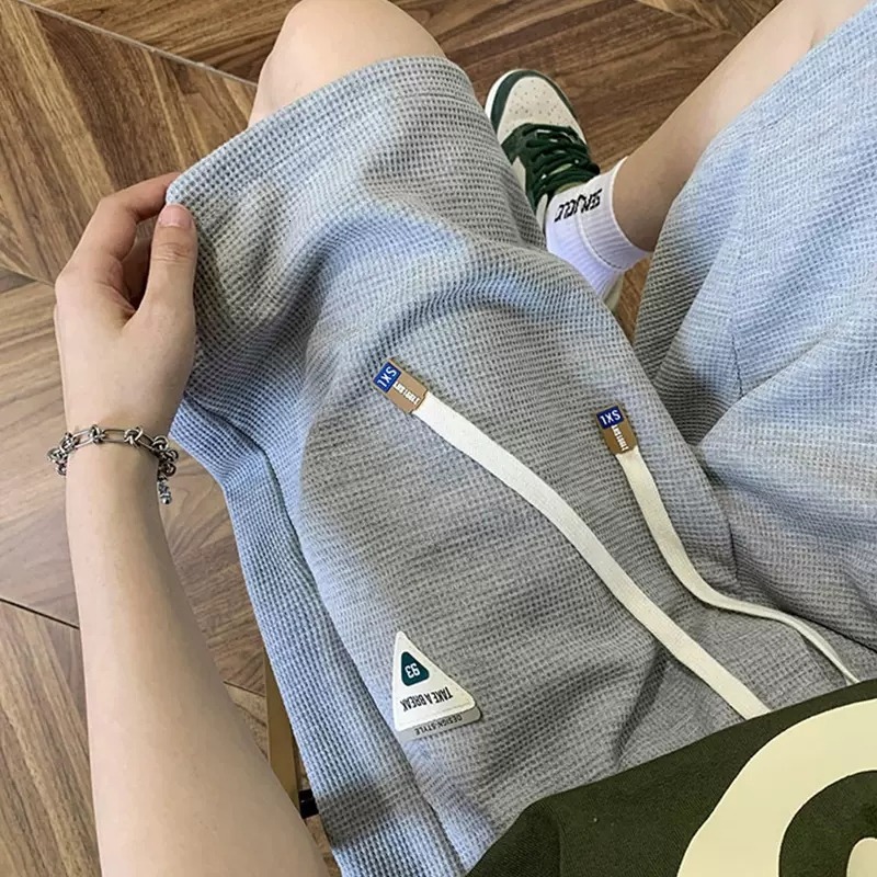 2025 New Designer Men Shorts Huafu Ge Sports Shorts Men's Summer American Fashion Brand Casual Versatile Oversized Loose Five Quarter Pants