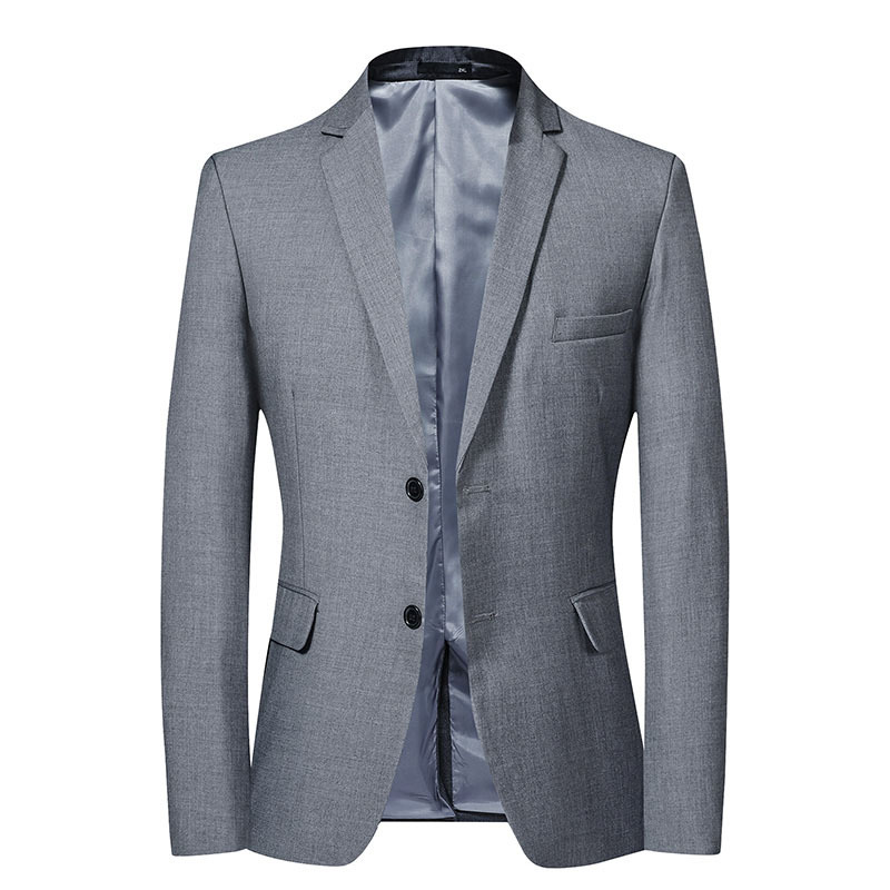 H670 Suit free ironing ice silk suit summer jacket ultra-thin high elastic men's casual formal wear