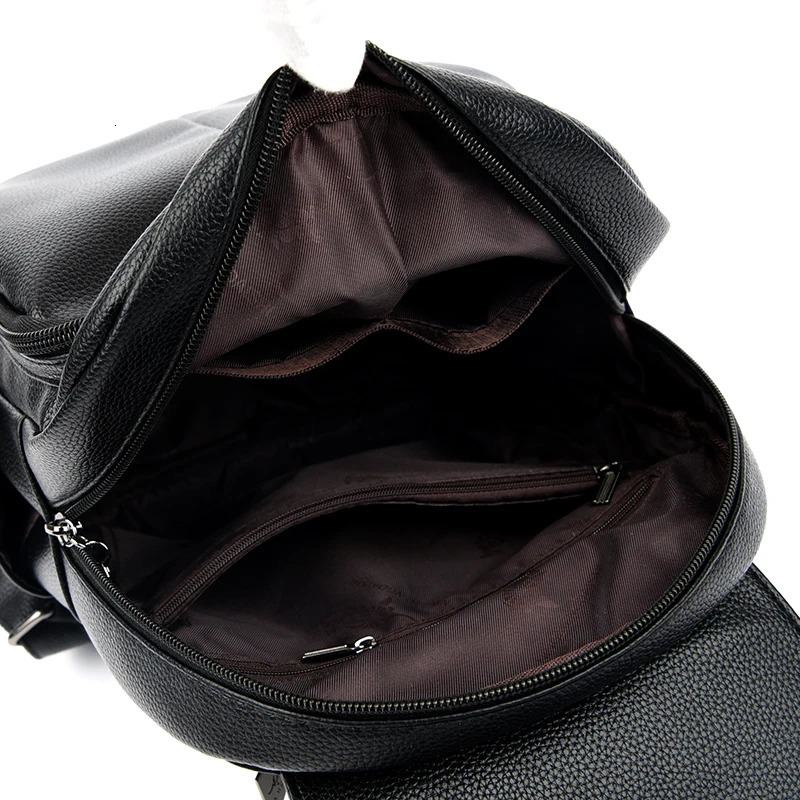 2024 Women Backpack Female Leather Backpack Ladies Sac A Dos School Bags for Girls Large Capacity Travel Back Pack Rucksacks 250407