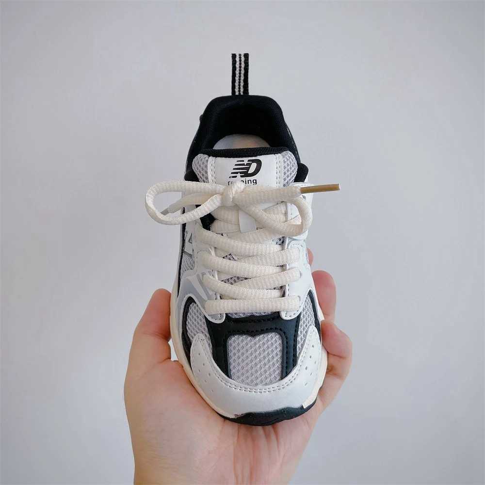 Boys and girls sports shoes childrens fashion school shoes childrens lightweight and breathable mesh casual shoes X250409