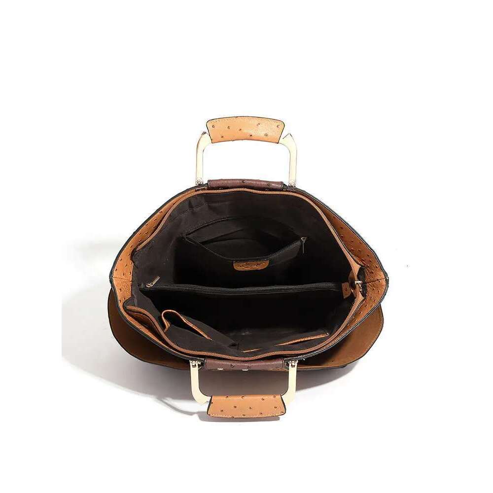 Women's Bags Bag Woman Capacity Leather Purse Fashion Designer Metal Top Handle Handbags Crossbody Large Tote Bags for Women