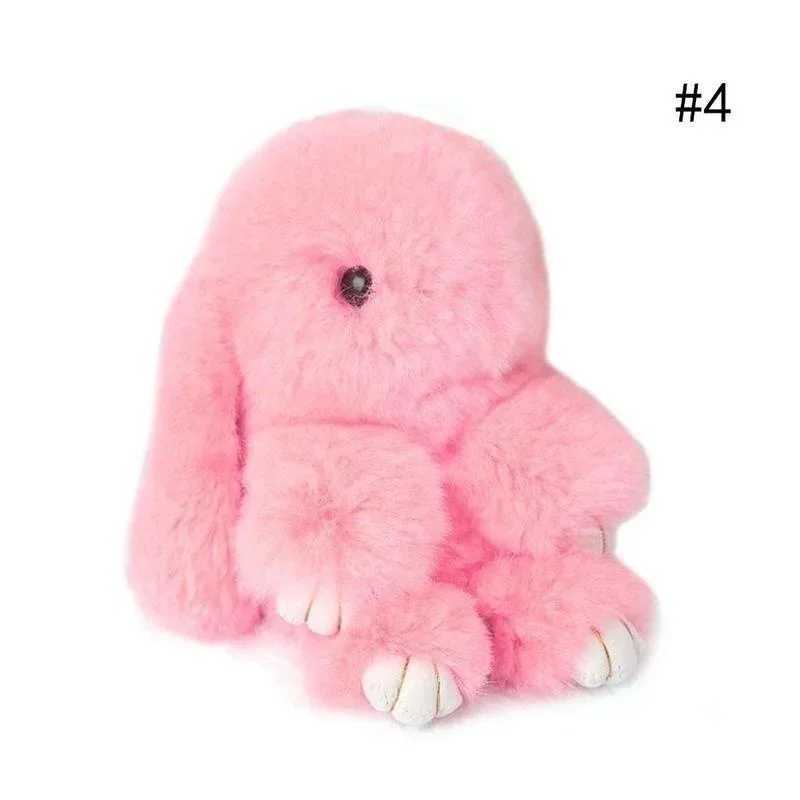 Rabbit fur cute rabbit Pom ball doll toy keychain cute handbag pendant decoration jewelry keychain pendant keychain accessoriesXJ250409