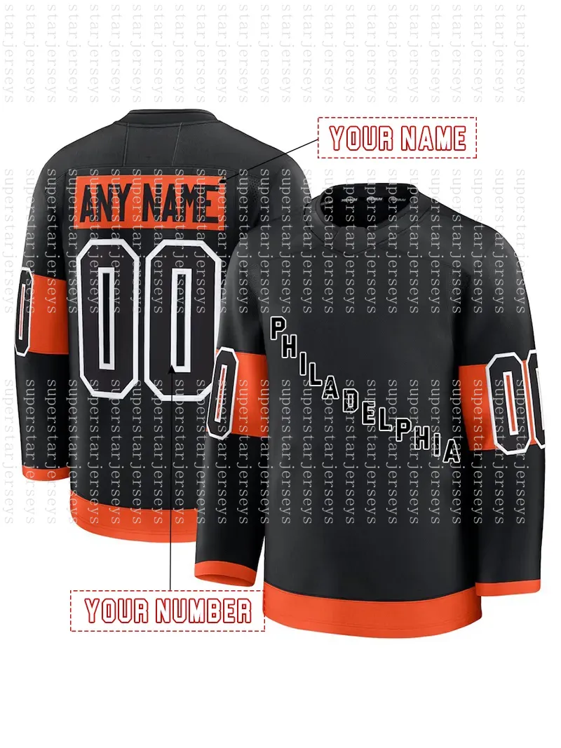 14 Couturier 11 Konecny 89 Atkinson 39 Michkov 88 Lindros 6 Sanheim 24 Seeler Custom 2025 Hockey Jeresys Stitched Men Women Youth