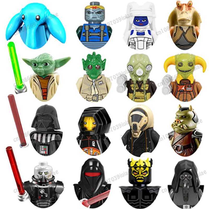 Count Darth Vader Dukoowan Han Solo Robot Character Toy Building Blocks Assembly Doll Building Blocks Birthday Gift XP269 X250409