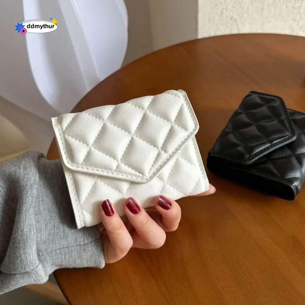 Large Capacity Coin Purses Vintage PU Leather Button Women Fashion gge Solid Color Short Wallet For Female ddmythur