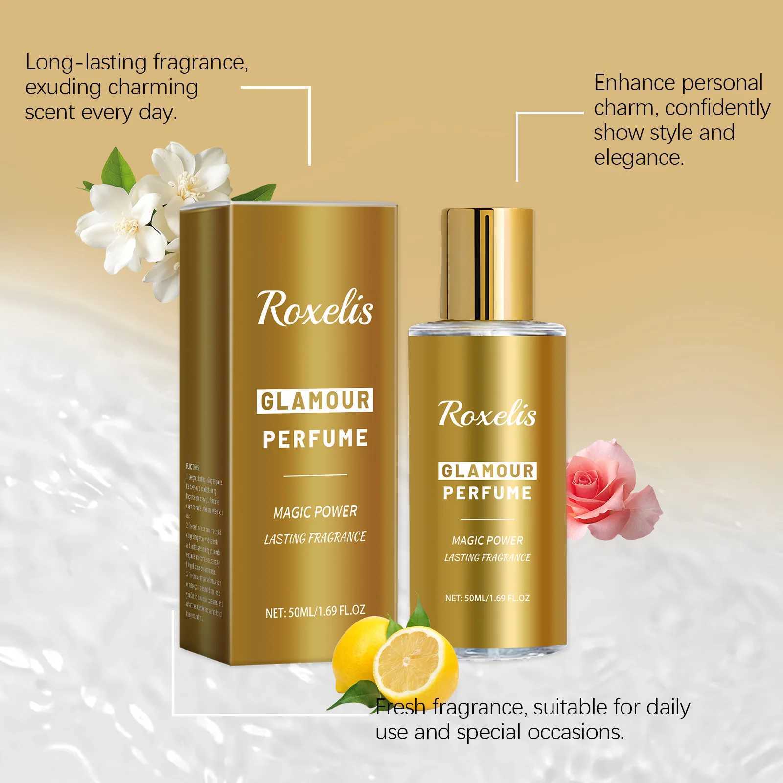 Roxelis 50ml Cologne Charming perfume spray Long lasting fragrance Valentines Day gift Date Attracting scent Removing pheromone perfumeXJ250409