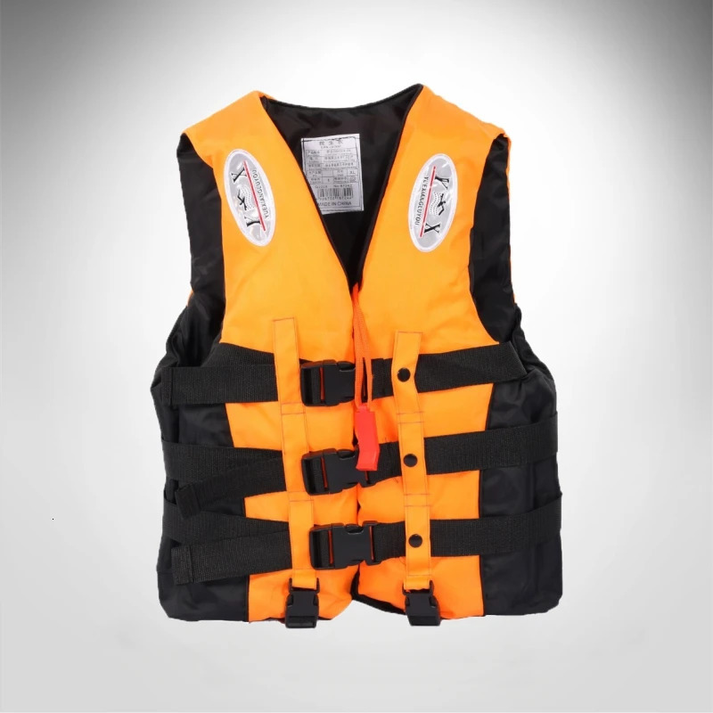 Adult life jacket water sports safety vest surfing lifeguard kayaking and water sports 120kg 250409