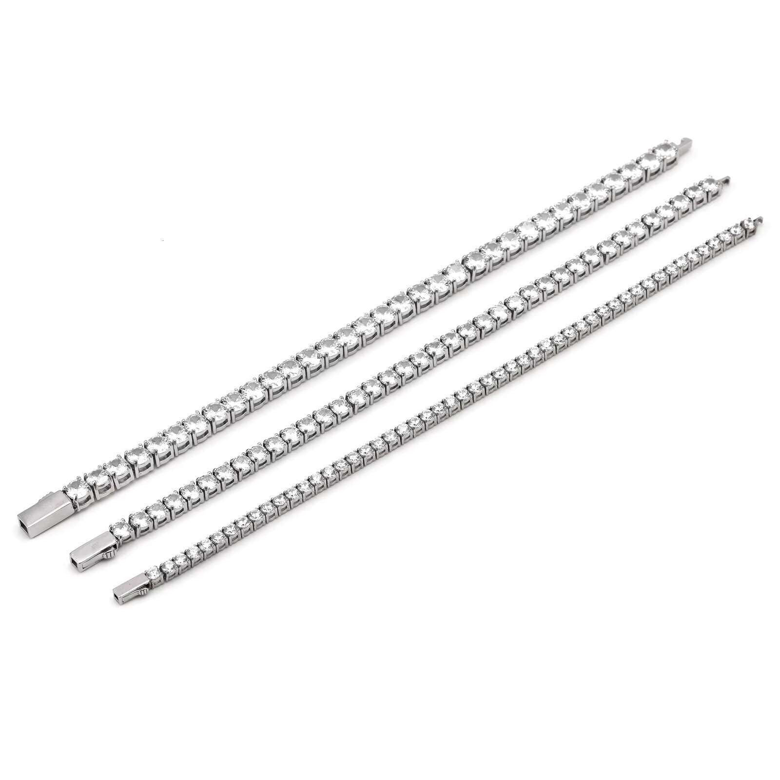 SDA Stainless Steel Casting Tennis Chains with 5A CZ Bracelet/Necklace High Quality Jewelry