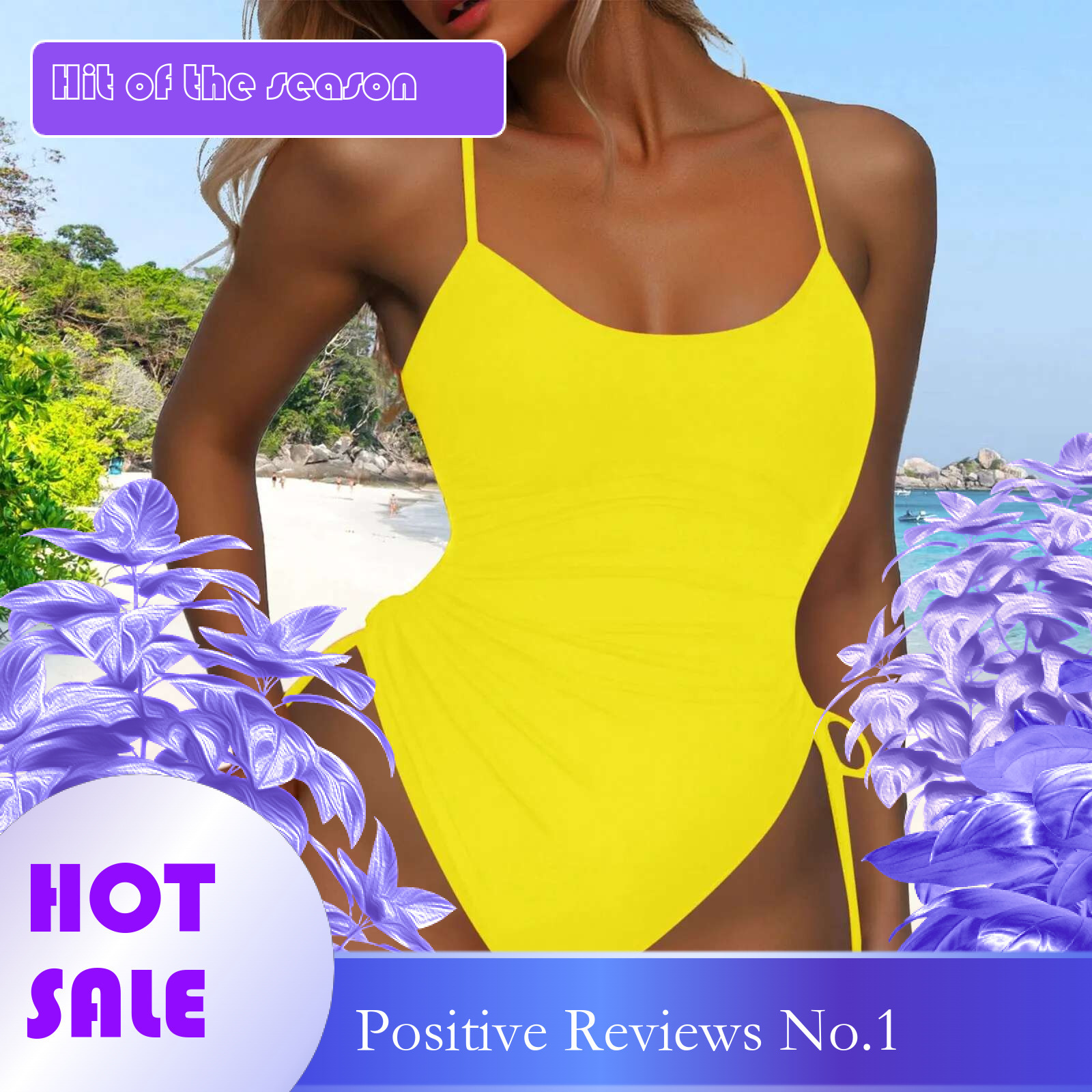 Dongdumaoyi Halter Bikini Set Short Swimsuit Women High Waist Swimwear S Fashion Sexy Solid Color One Piece Beach