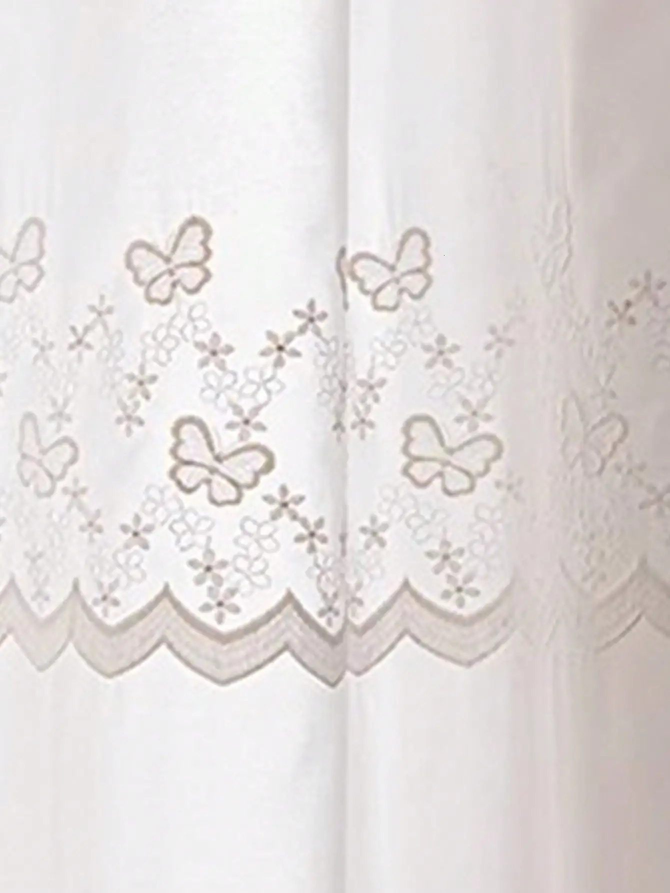 Butterfly hollow embossed screen curtains window screens bedroom balcony windows warm window screens 250409