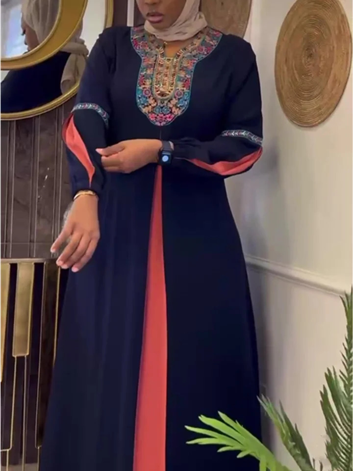 Ramadan Abaya Dubai Kaftan Muslim Headscarf African Evening Dress Women Kimono Robe Caftan Islamic Clothing Djellaba 250409