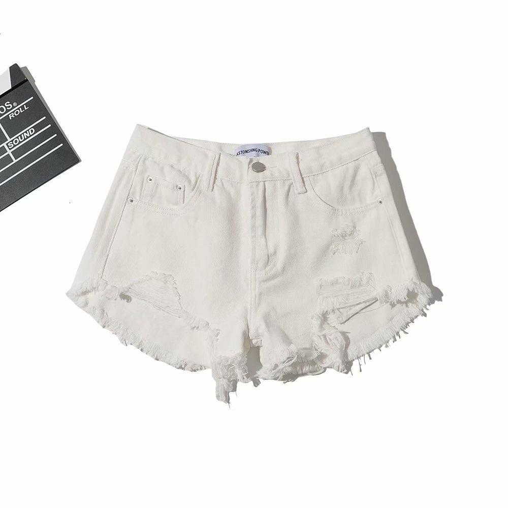 2025S Women S Designer Shorts Ins Spicy Girl Hairy Denim Shorts For Women Summer New Style Loose High Waist Wide Legs Look Thin Hot Pants Trendy Hot P