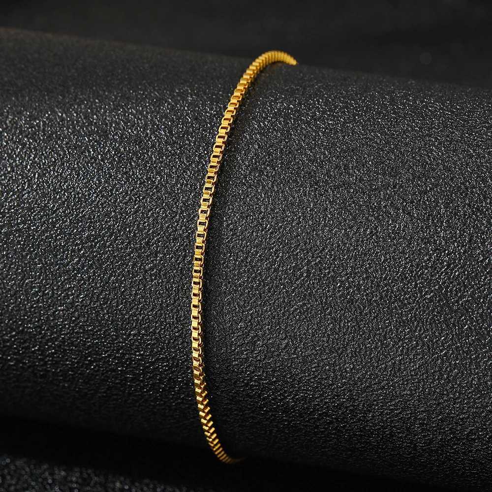 Stainless Steel Anklets Minimalist Popular Design Naked Chain Non-fading High-quality Anklet For Women Jewelry Everyday Wear New Z250408