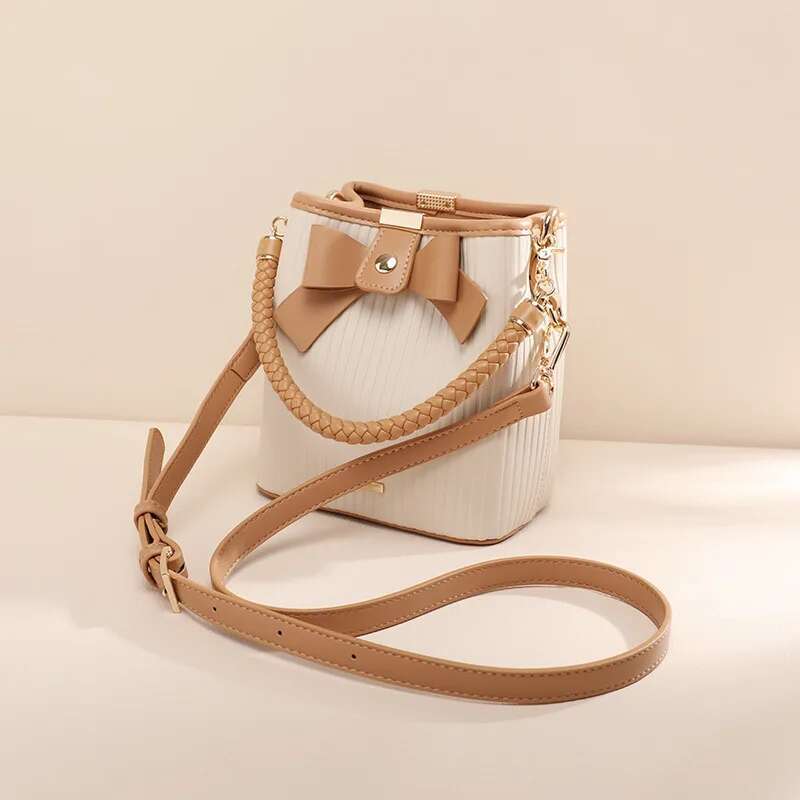 2024 New Niche Design High-End Shoulder Versatile Crossbody Bucket Bag Handbag