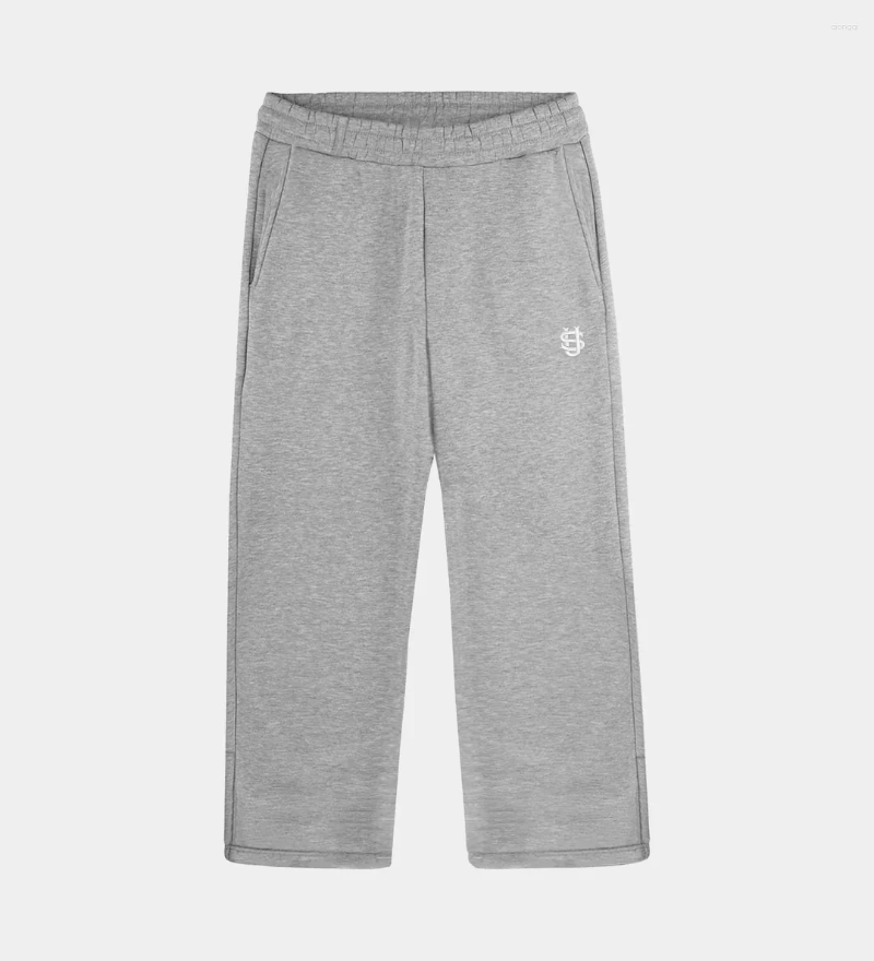 Men's Pants American Men Gray Y2K Joggers SUVENE Embroidery Streetwear Seller Retro Hip Hop Casual Sweatpants Elastic Waist Women