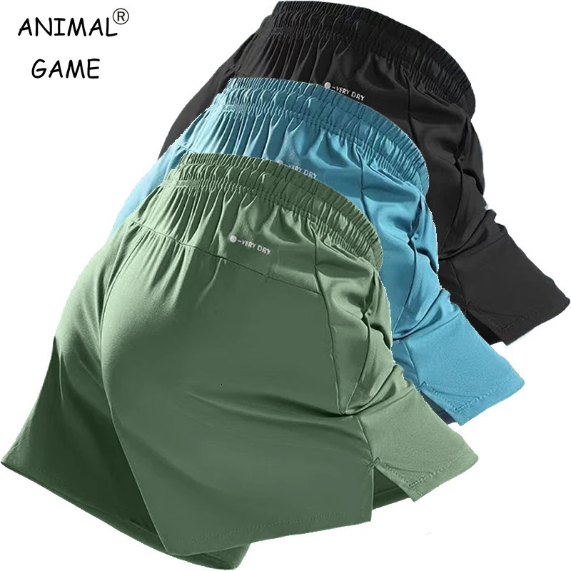 Summer Mens Fitness Lightweight Casual Pockets Shorts Basic Solid Color Streetwear Short Pants Jogging Beach Shorts Men 250407